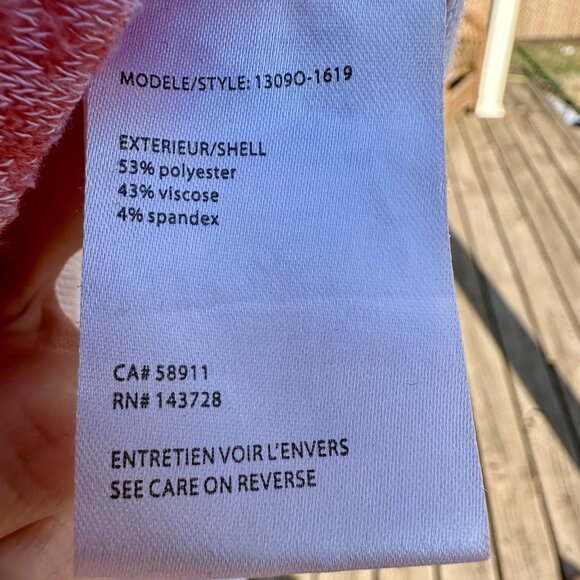 TRIBAL Knit Hatchi Top Women's XL Pastel 3/4 Sleeves Stripe Coastal Beachy Bold - Picture 6 of 7